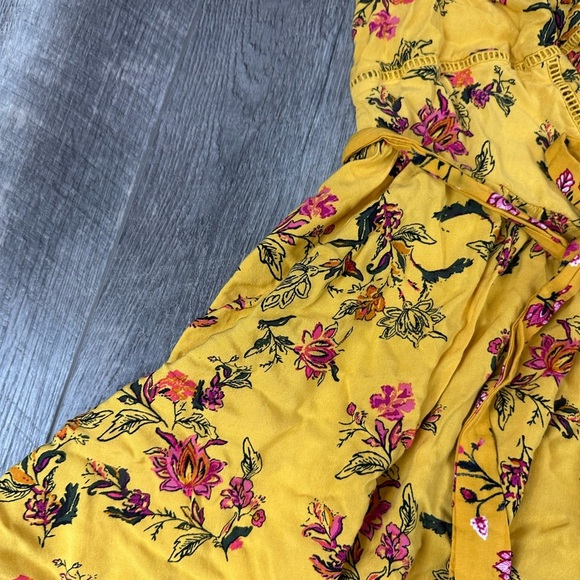 Torrid Mustard Floral Dress - Picture 4 of 13